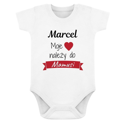 Na narodziny dziecka personalizowane body niemowlęce z nadrukiem